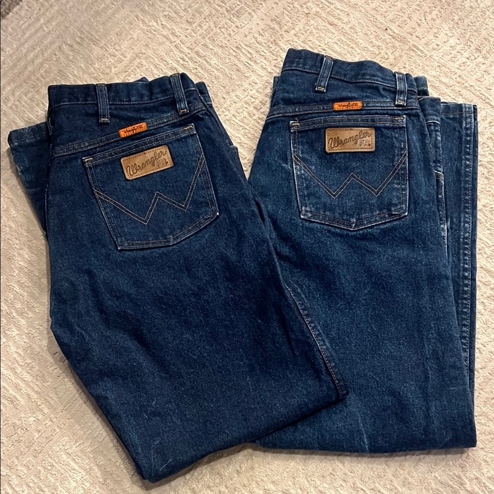 Wrangler Men's Blue FR Jeans 33x30